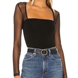 Lovers + Friends Mesh Bodysuit